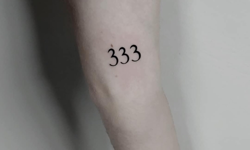 Numbers Tattoo Font