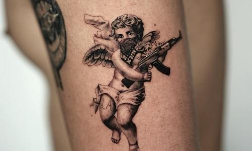 Cherub with a Gun