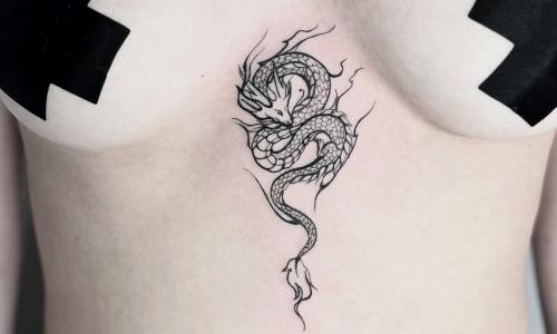 Linework Dragon