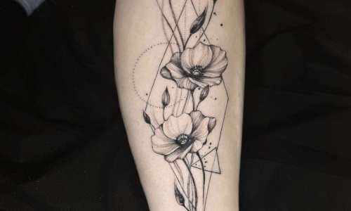 Geometric Floral Bouqet