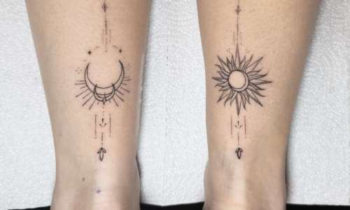 Delicate Sun and Moon
