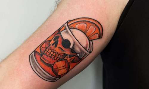 Skull Dipped Cocktail