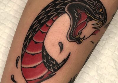 Traditional Snake Tattoo