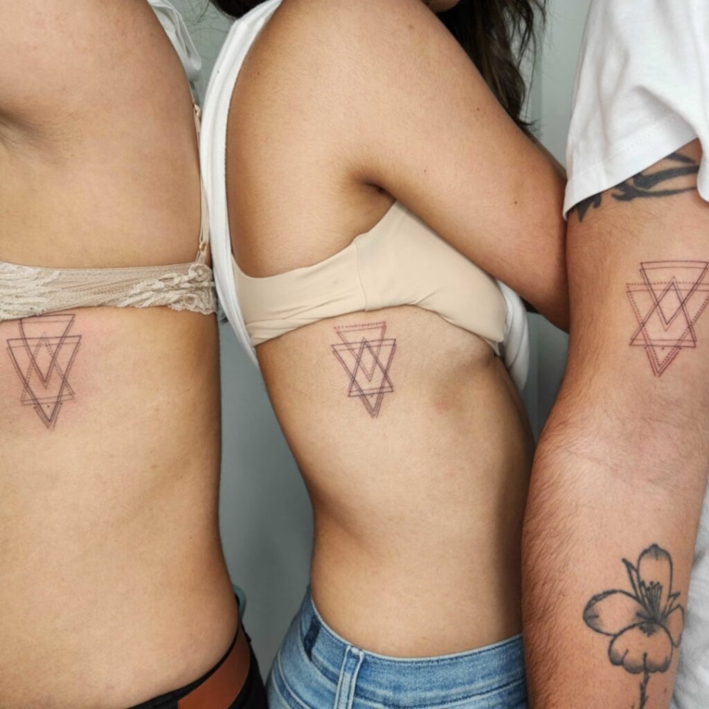 Mantle Tattoo_downtown Los Angeles_geometric_siblings tattoo