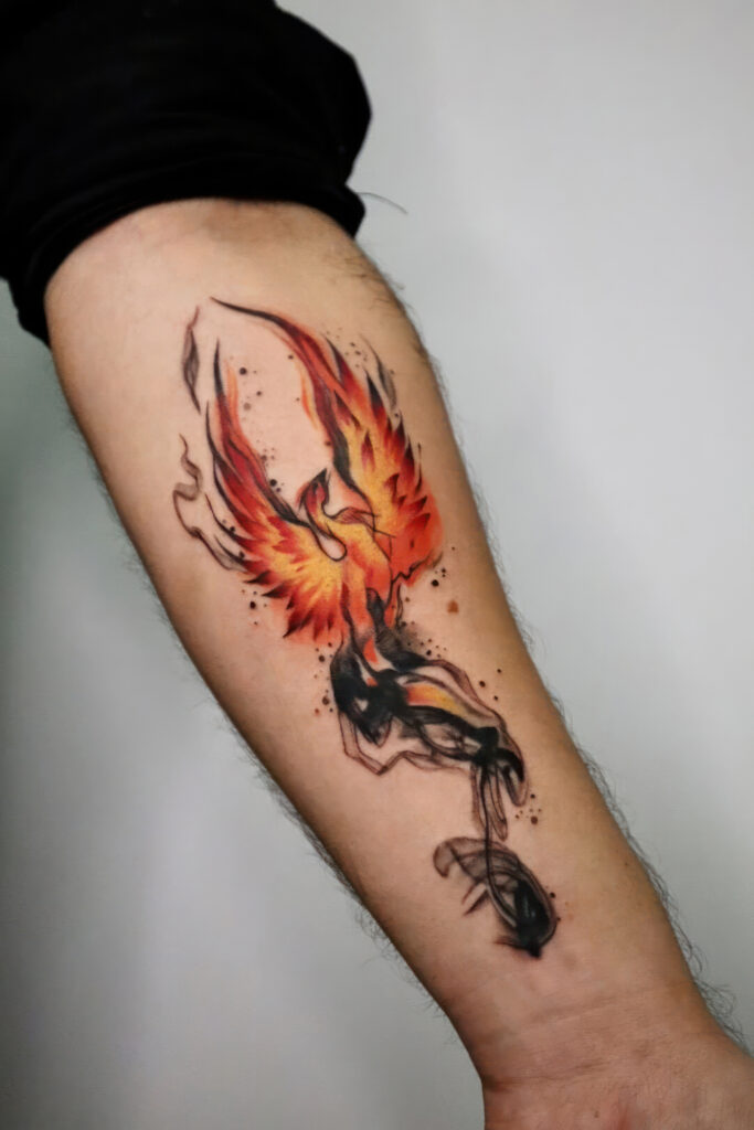 mantle tattoo_los angeles_illustrative_phoenix