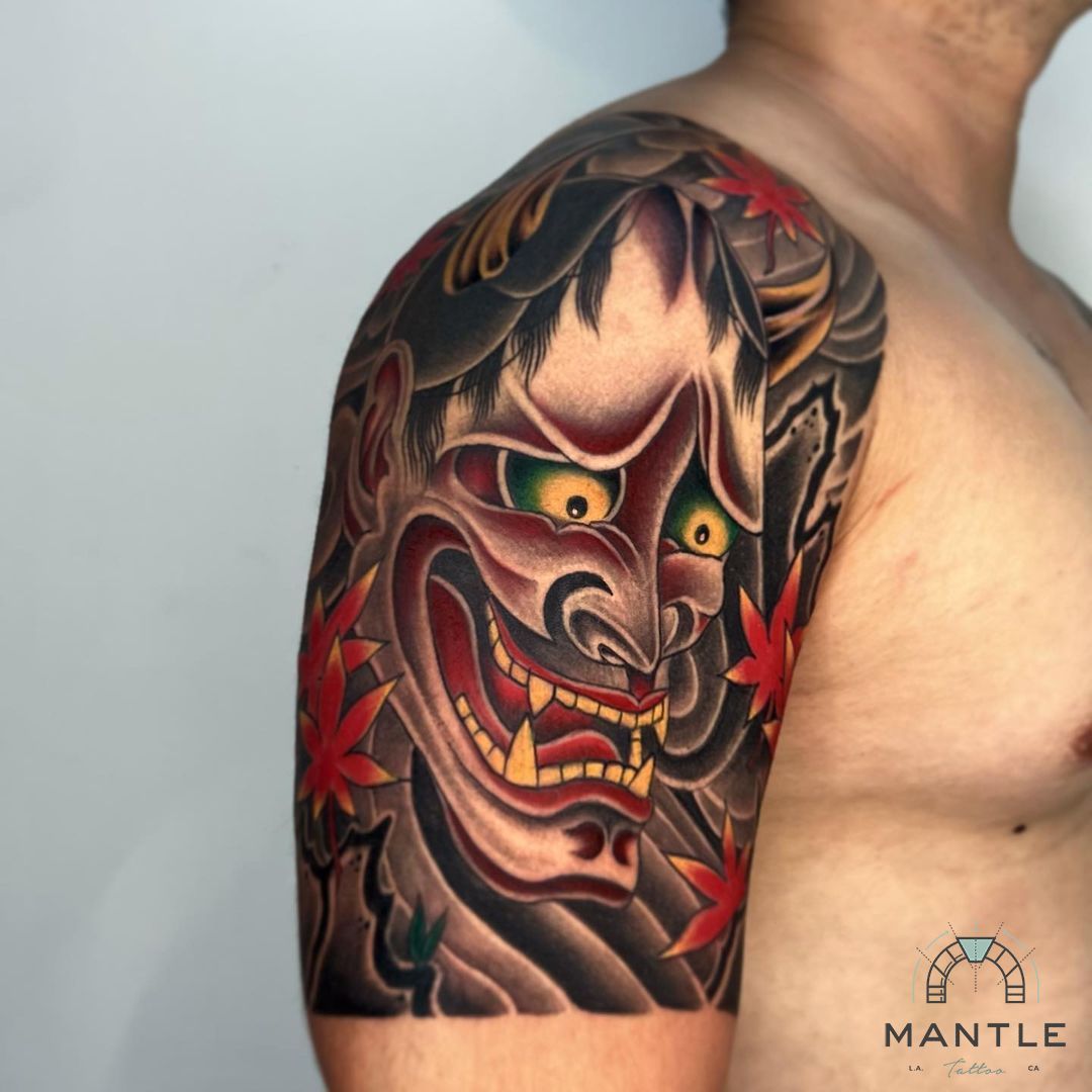 MantleTattoo_Los Angeles_irezumi_arm tattoo placement